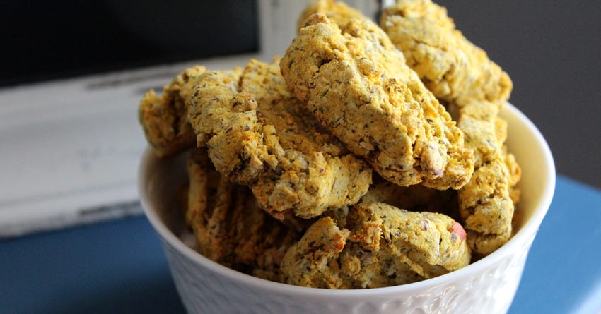 Banana and Coconut Dog Treats