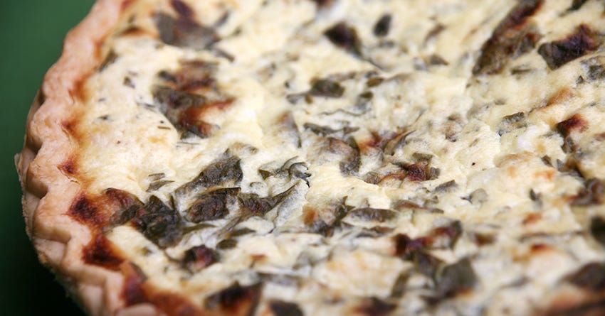 Recipe: Basil Quiche for Dogs