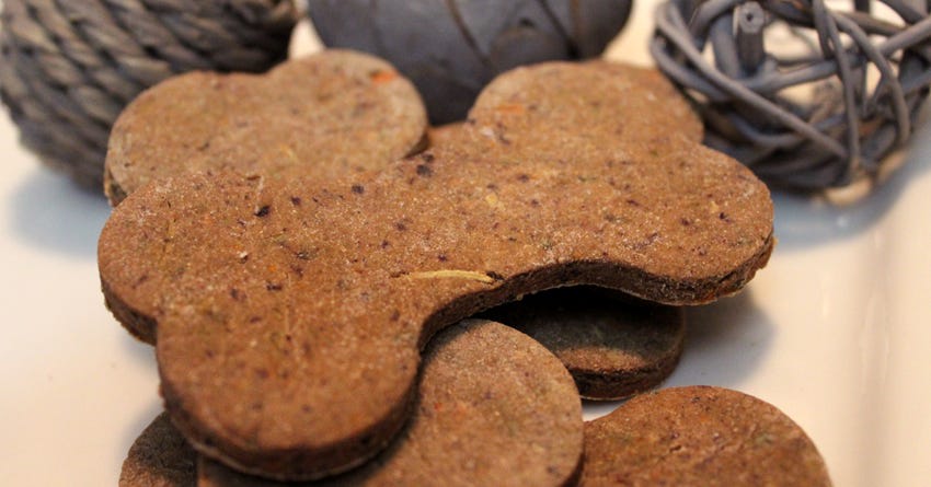 Gluten-Free Blueberry and Carrot Dog Treats