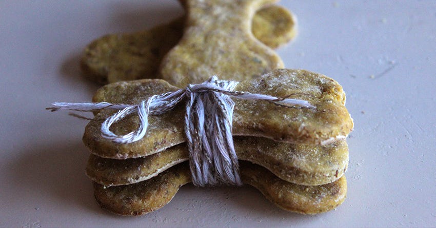 Banana Quinoa Dog Treats
