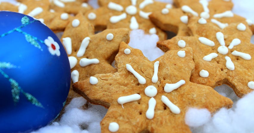 Peppermint and Molasses Dog Treats