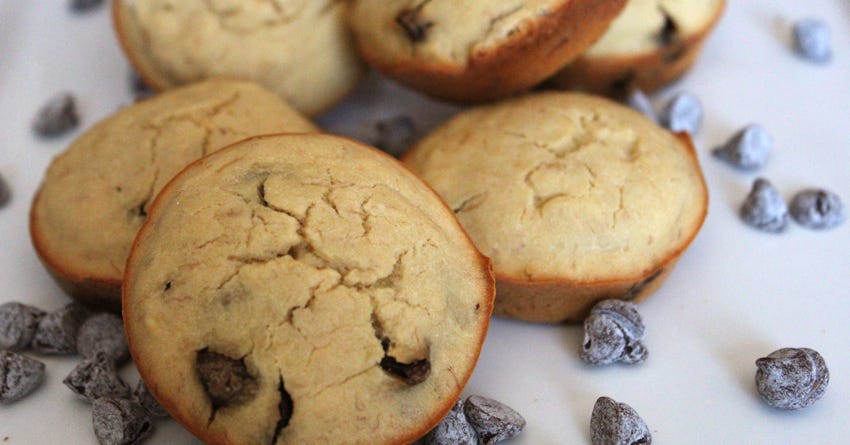 Carob Chip and Banana Gluten Free Dog Muffins
