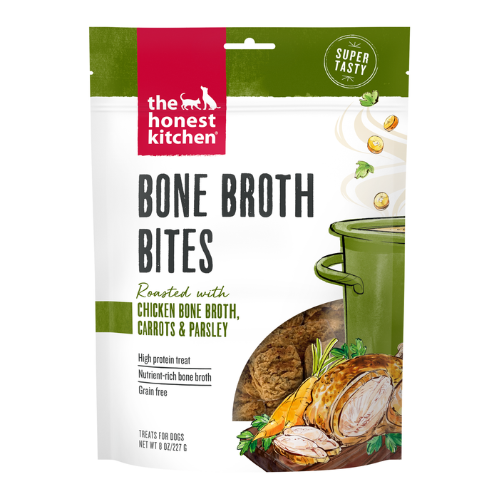 Chicken Bone Broth Bites with Carrots