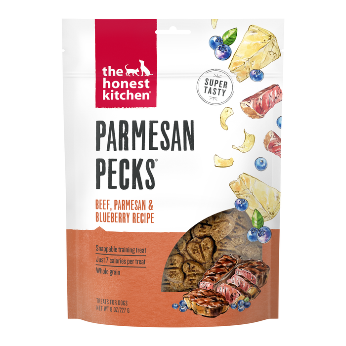 Parmesan Pecks: Beef & Blueberry