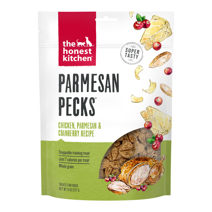 Parmesan Pecks: Chicken & Cranberry