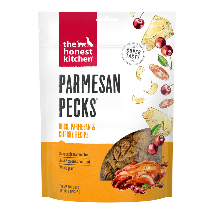 Parmesan Pecks: Duck & Cherry