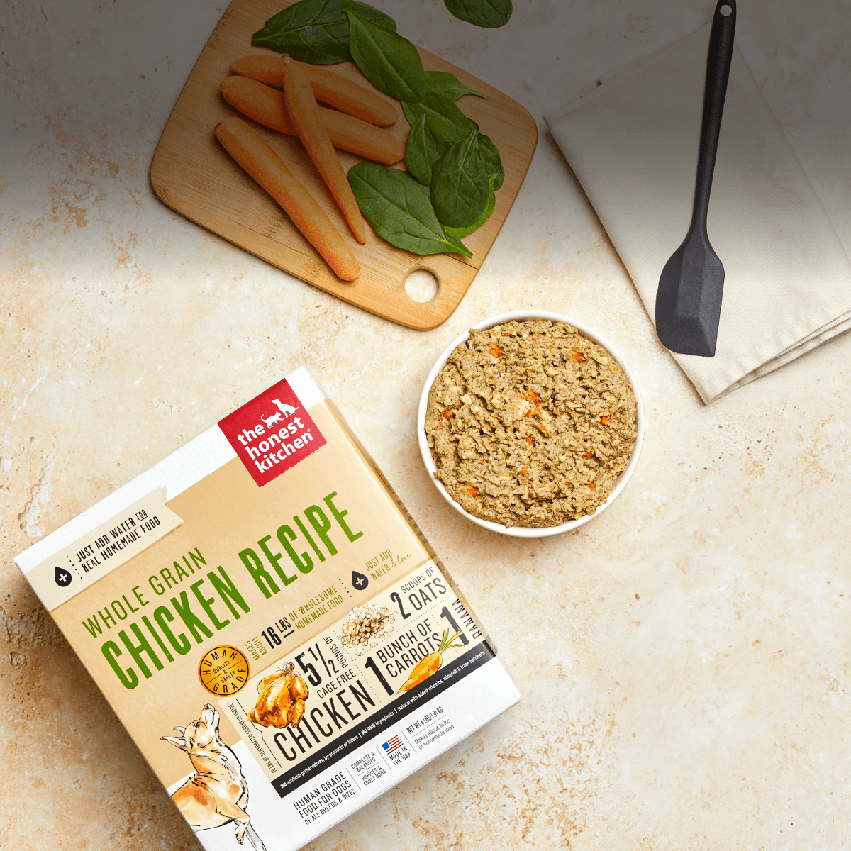 A homemade meal that’s ready in 3 minutes.