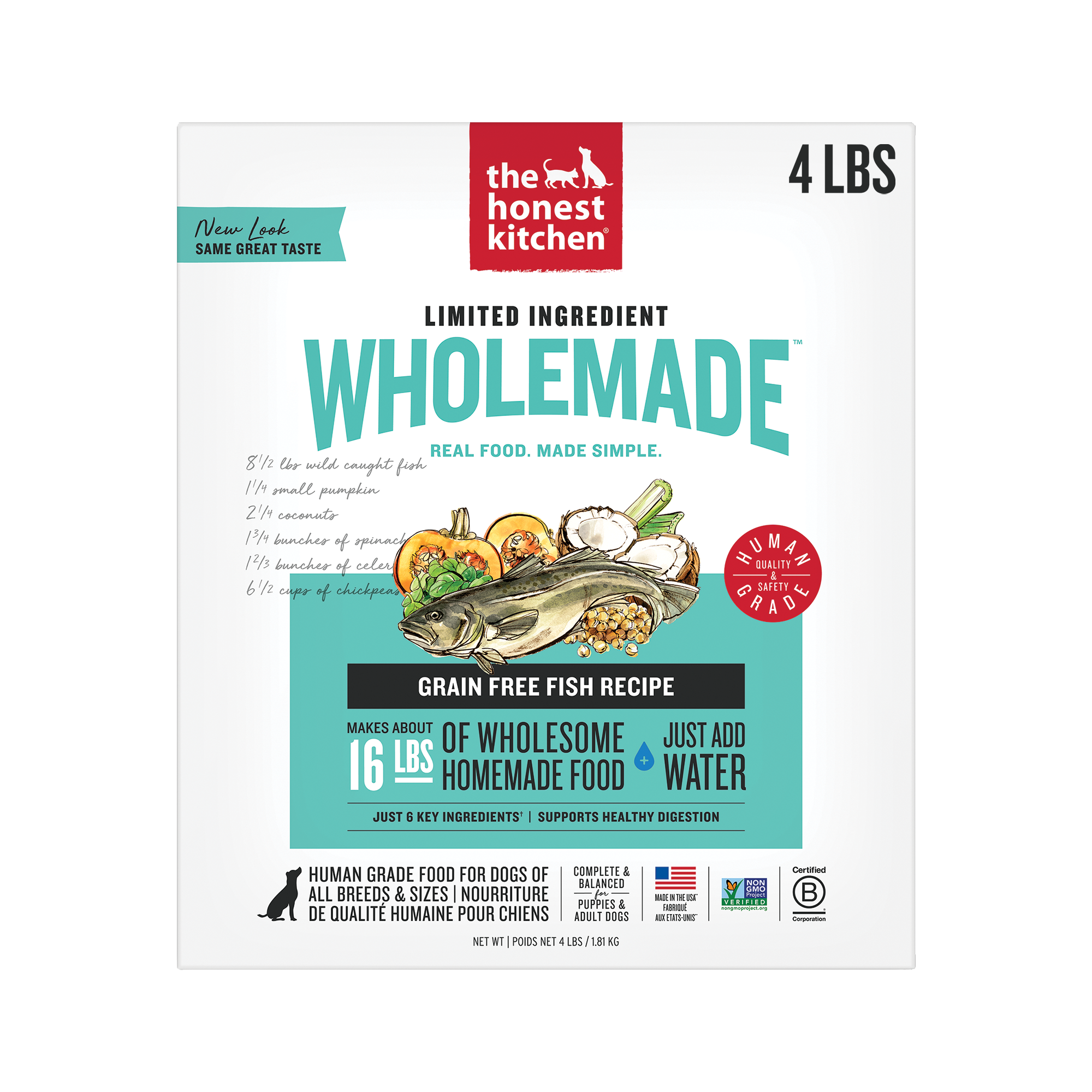 10LB Limited Ingredient Fish Dehydrated – The Honest Kitchen