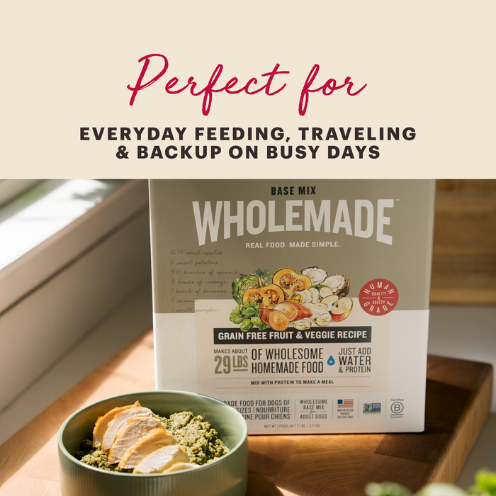 Wholemade Grain Free Fruit & Veggie Base Mix