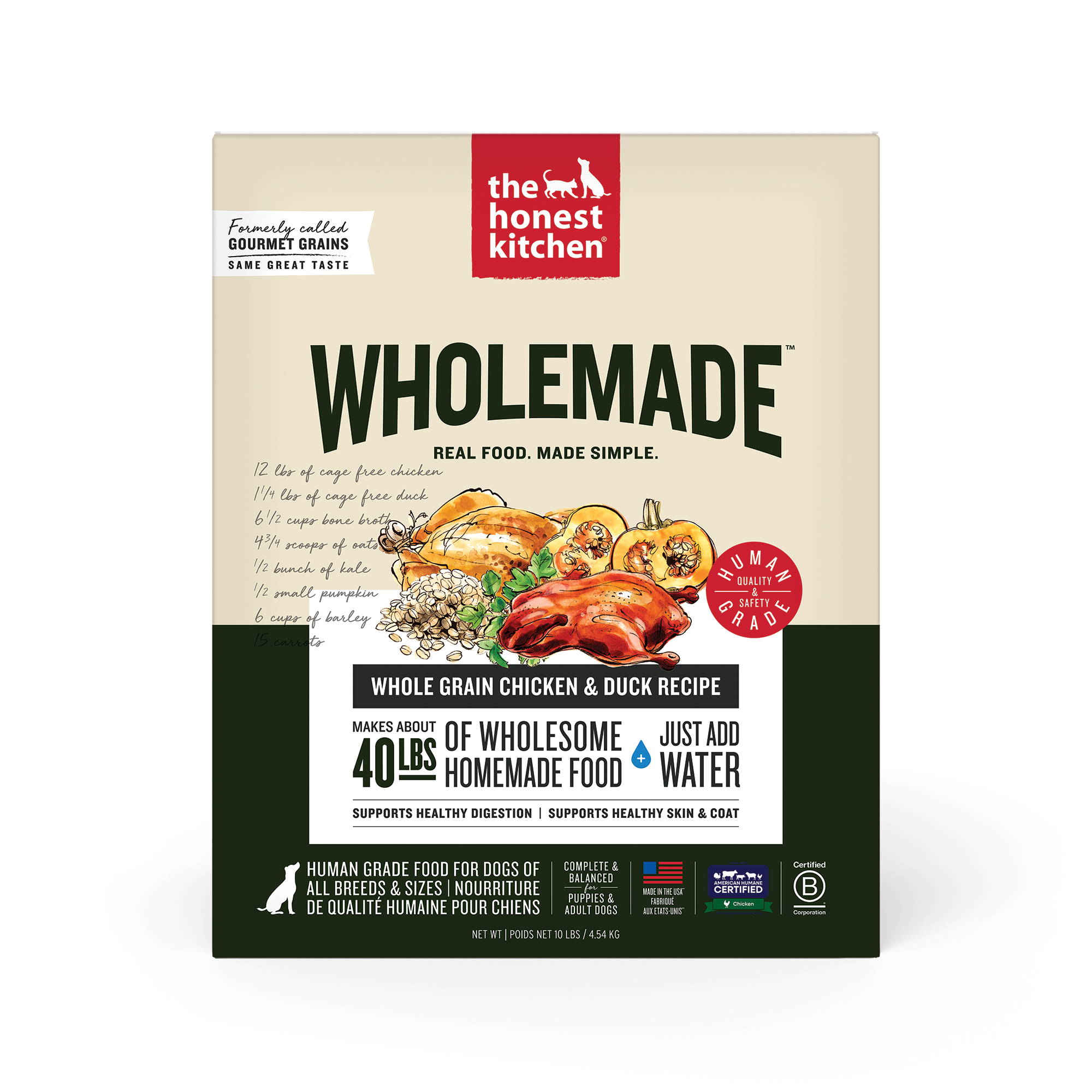 Wholemade Whole Grain Chicken & Duck