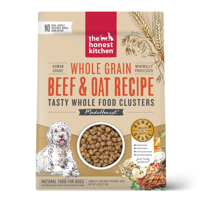 Whole Grain Beef Whole Food Clusters Dry Dog Food