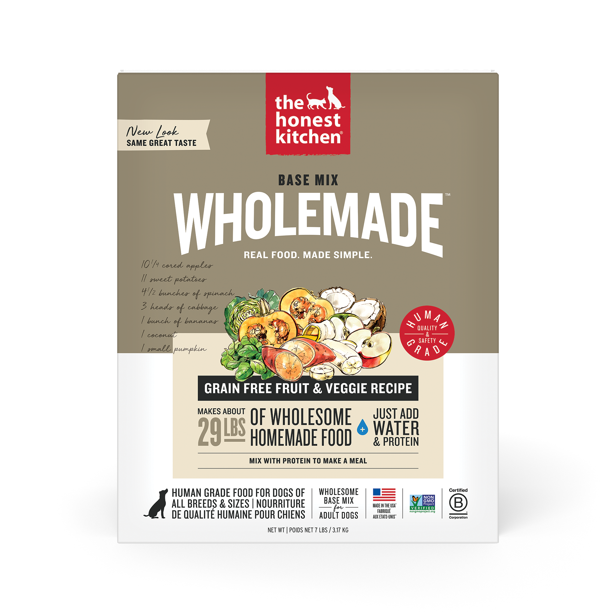 Wholemade Grain Free Fruit & Veggie Base Mix