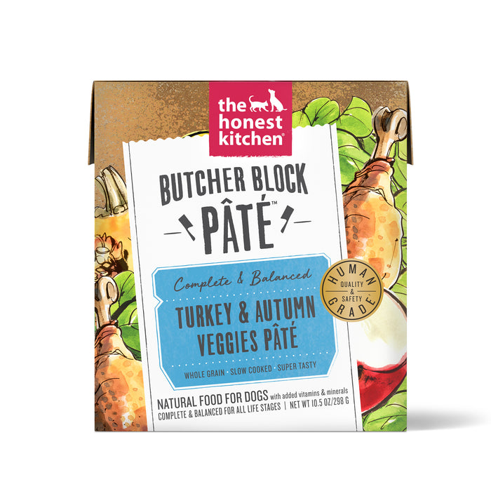 Turkey Butcher Block Pâté Human Grade Wet Dog Food