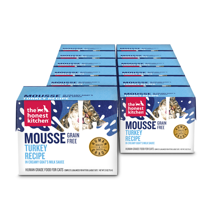 Cat Grain Free Turkey Mousse in Goat's Milk
