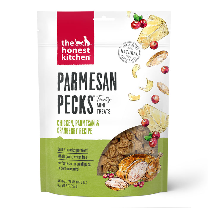 Parmesan Pecks: Chicken & Cranberry
