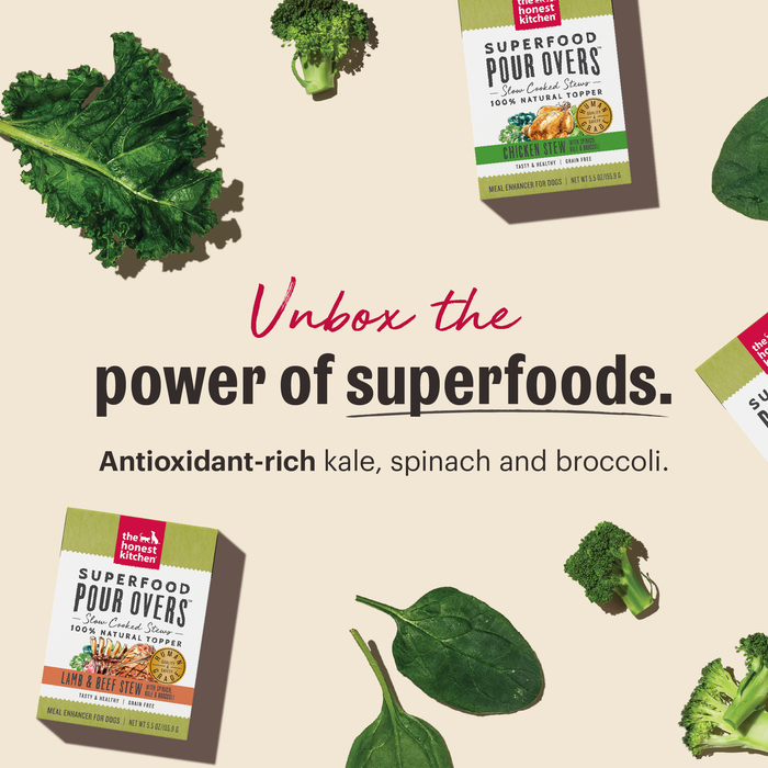 Superfood Pour Overs Dog Food Toppers from The Honest Kitchen