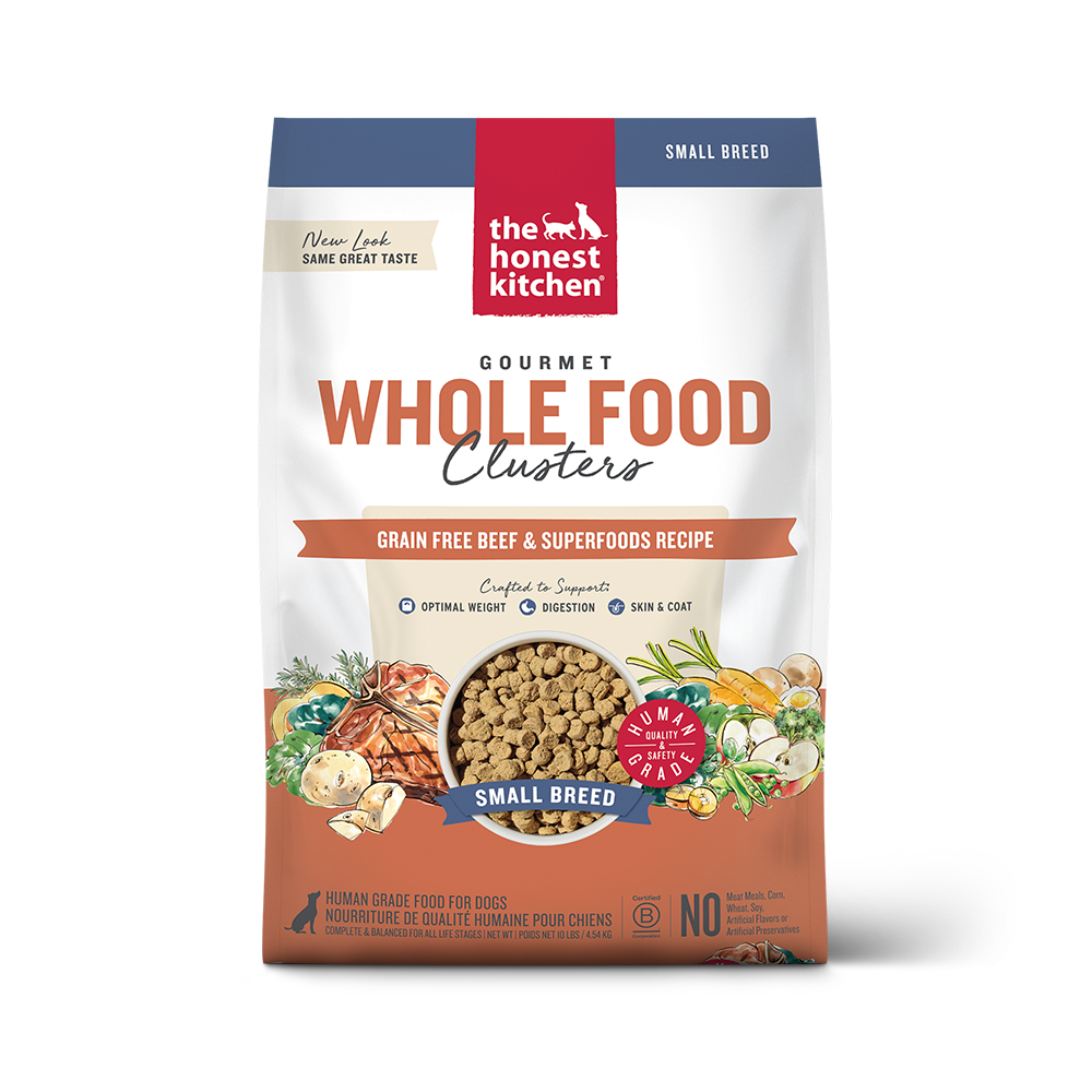 Grain Free Beef Whole Food Clusters for Small Breeds