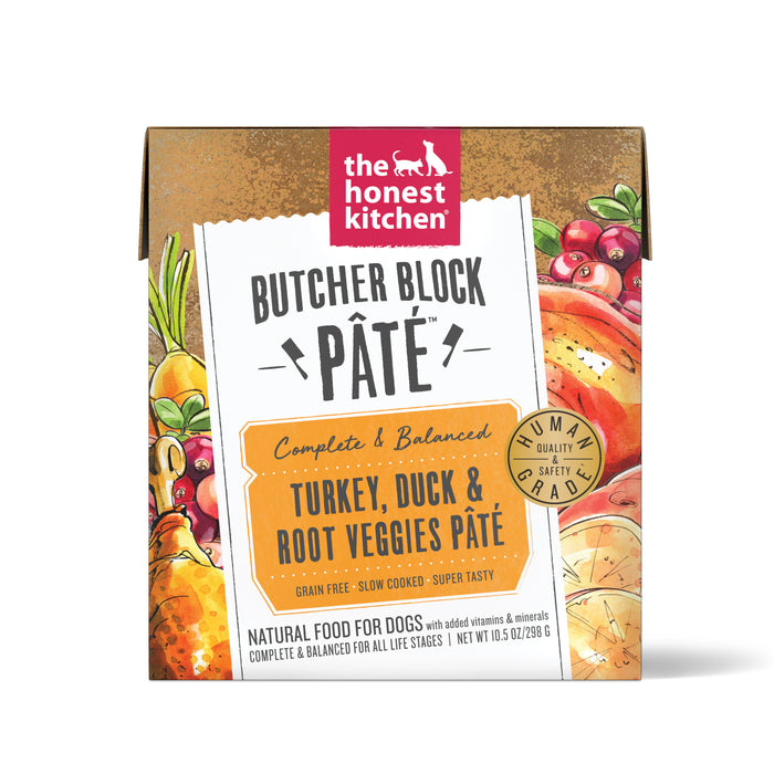 Turkey & Duck Butcher Block Pâté Human Grade Wet Dog Food