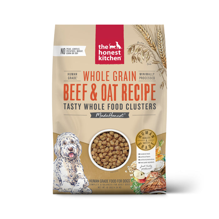 Whole Grain Beef Whole Food Clusters Dry Dog Food