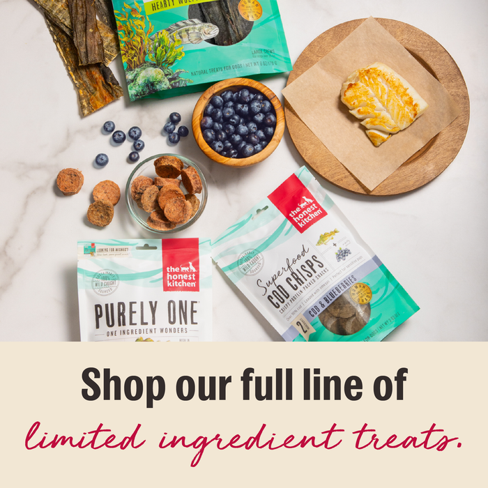limited ingredient dog treats from The Honest Kitchen