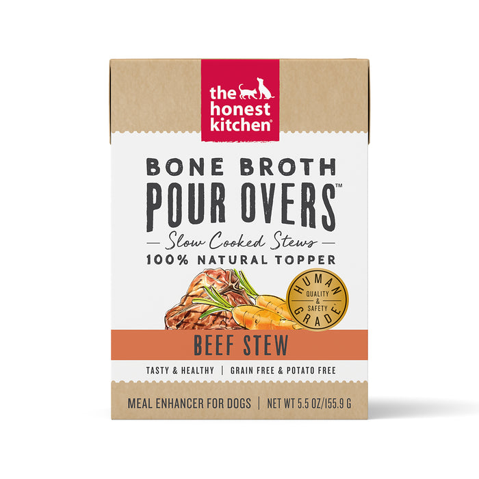 Bone Broth Pour Overs Dog Food Toppers from The Honest Kithcen