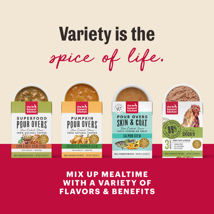 Bone Broth Pour Overs Dog Food Toppers from The Honest Kithcen