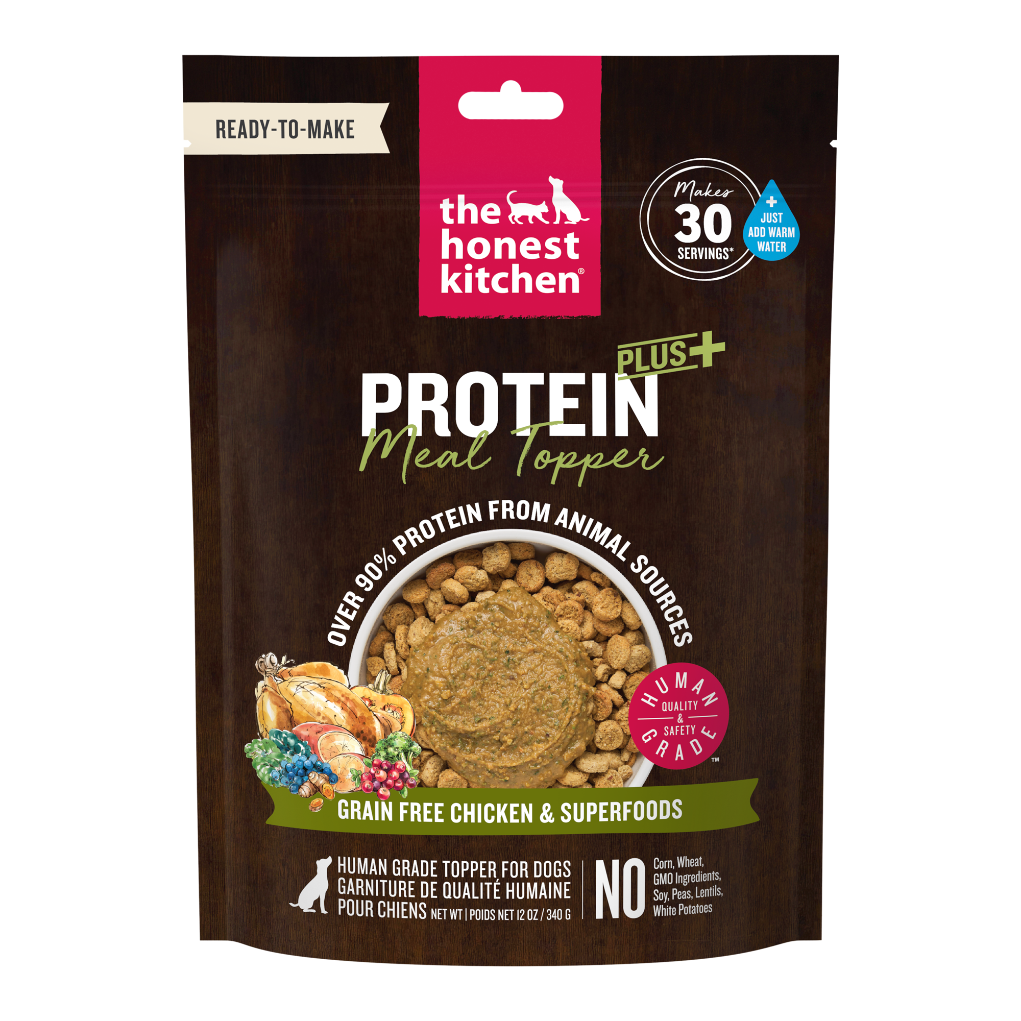 Protein Plus Grain Free Chicken with Superfoods – The Honest Kitchen