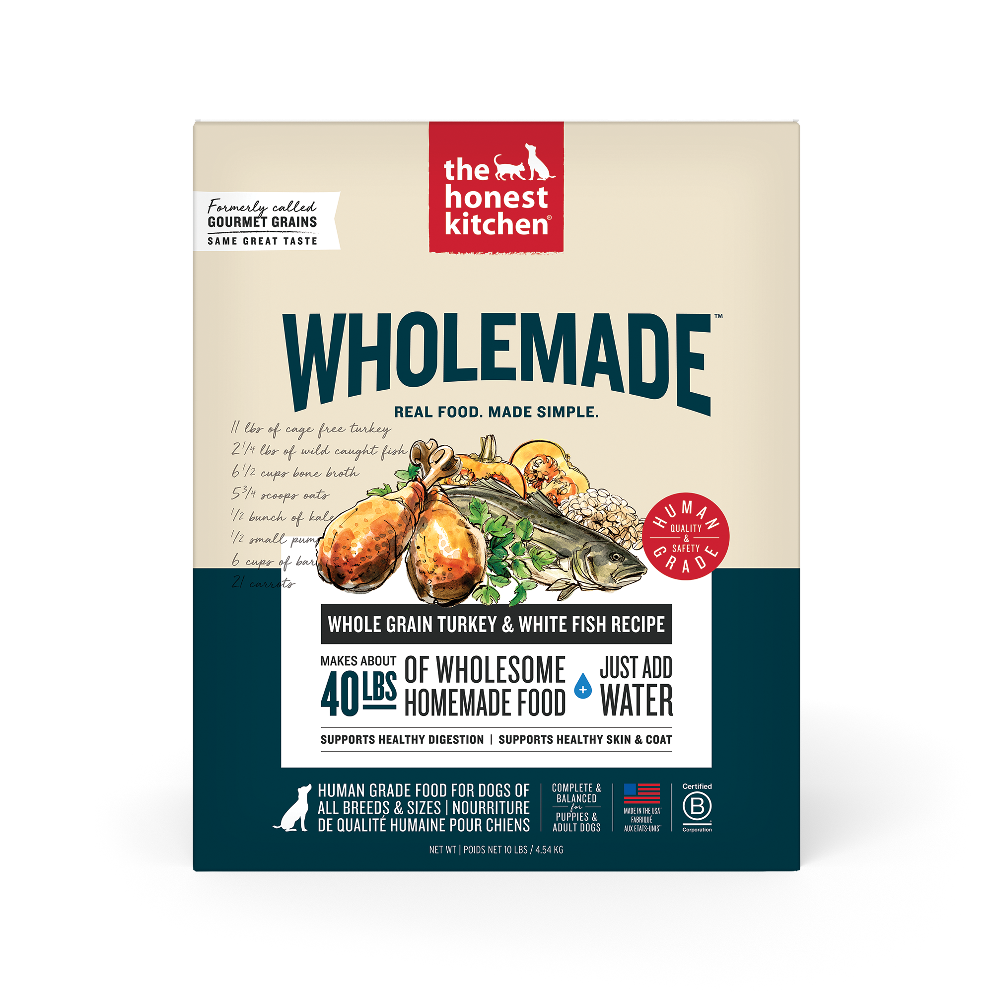 Wholemade Whole Grain Turkey & White Fish