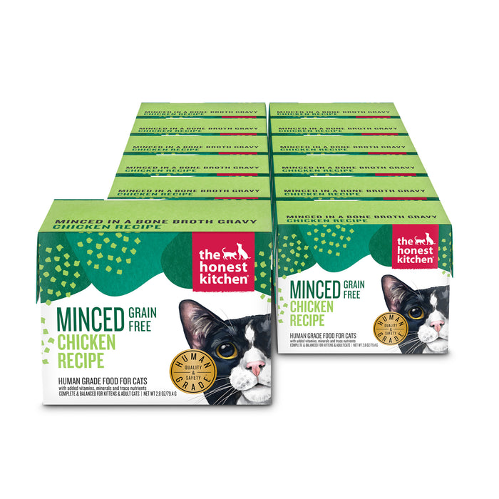 Minced Chicken in Bone Broth Gravy ::2.8-oz-x-12