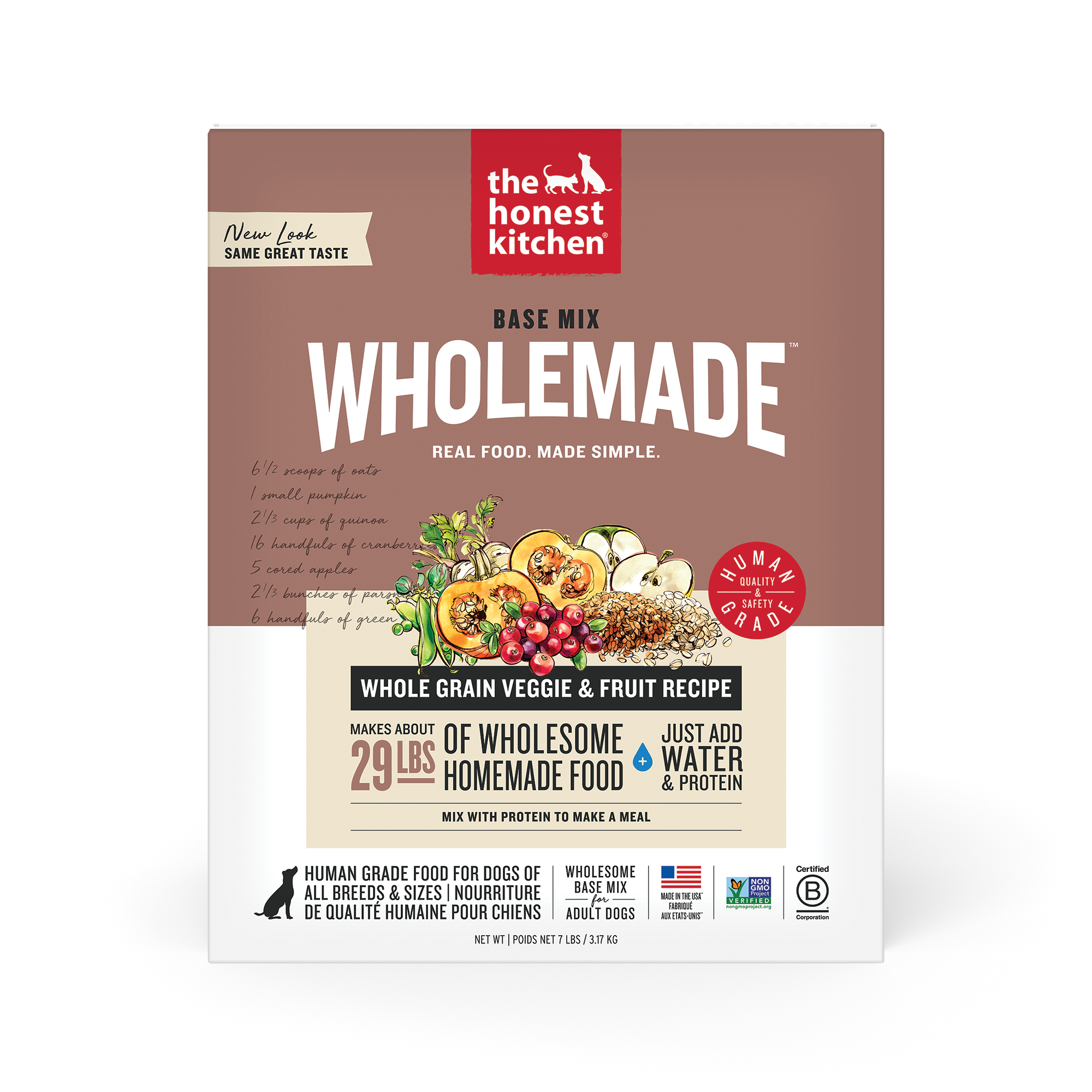 Whole Grain Veggie & Fruit Wholemade Base Mix