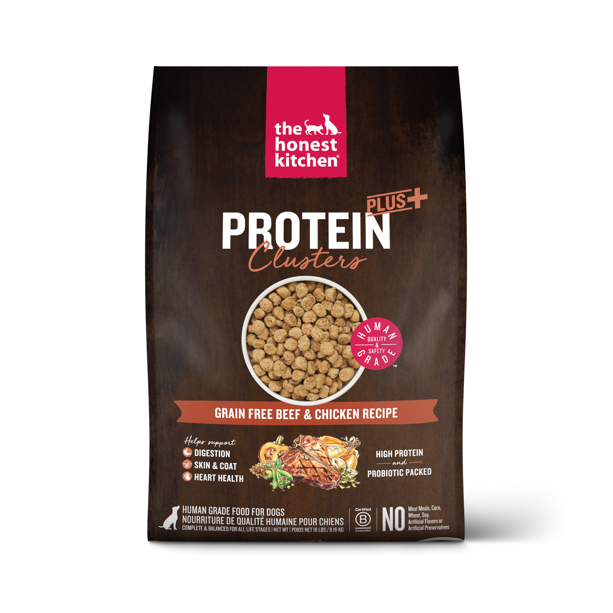 Grain Free Beef & Chicken Protein Plus Clusters