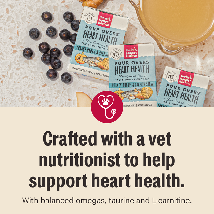 Heart Health Functional Pour Overs Dog Food Toppers
