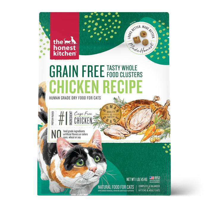 Chicken Whole Food Clusters Dry Cat Food from The Honest Kitchen