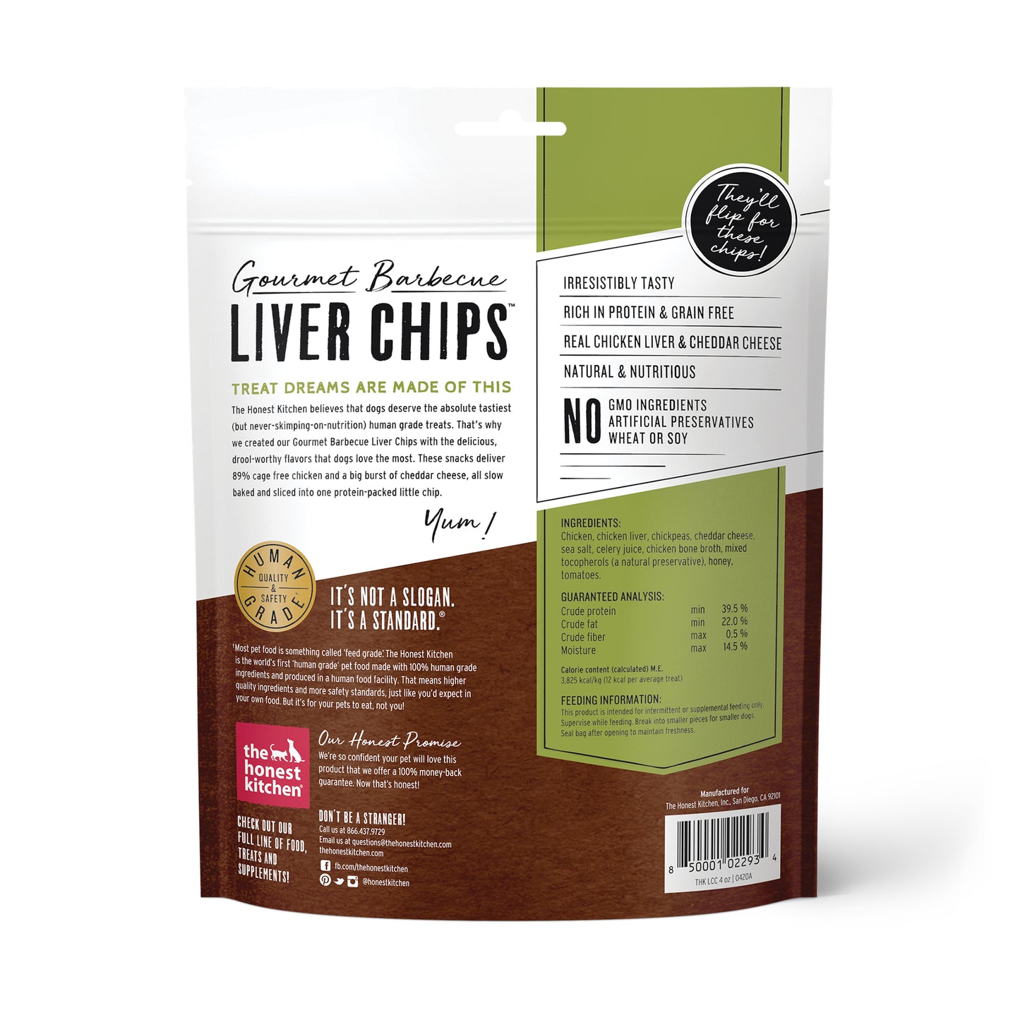 Gourmet Chicken Liver & Cheddar Chips