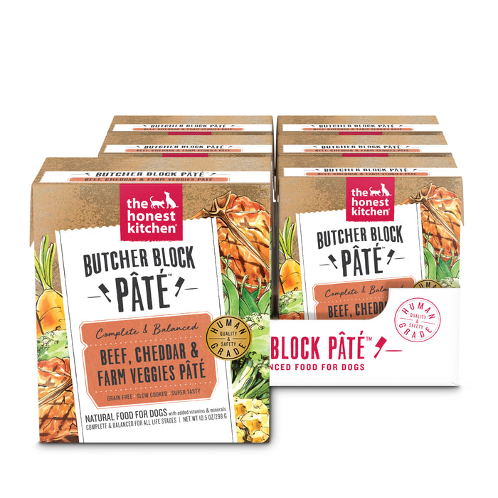 Beef, Cheddar & Farm Veggies Butcher Block Pâté