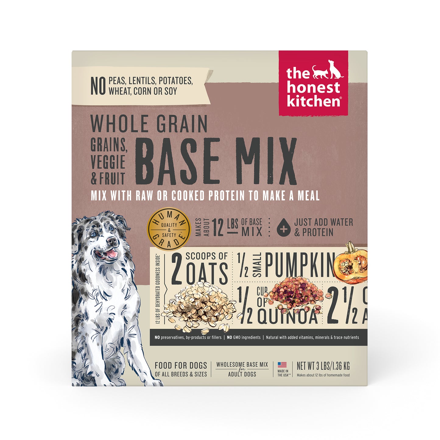 Whole Grain Veggie & Fruit Dehydrated Base Mix