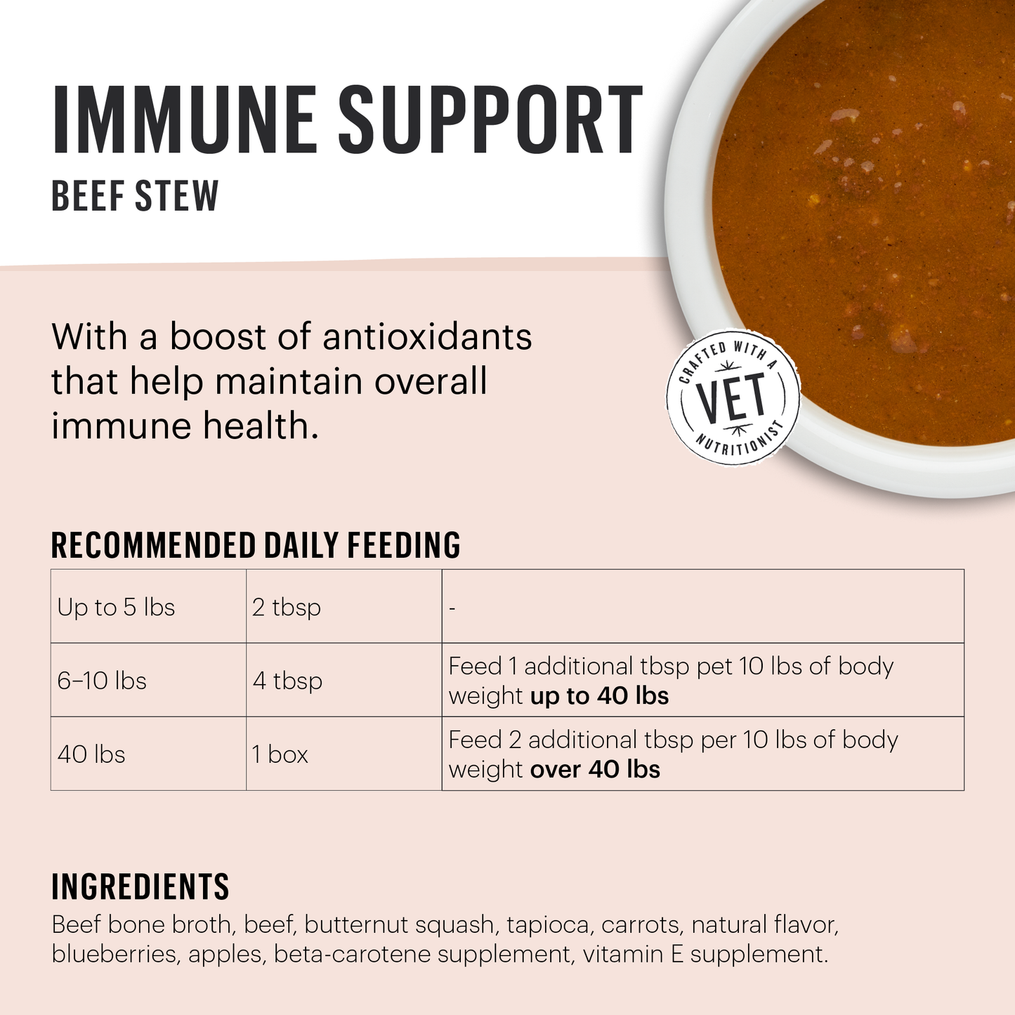 Functional Pour Overs: Immune Support - Beef Stew
