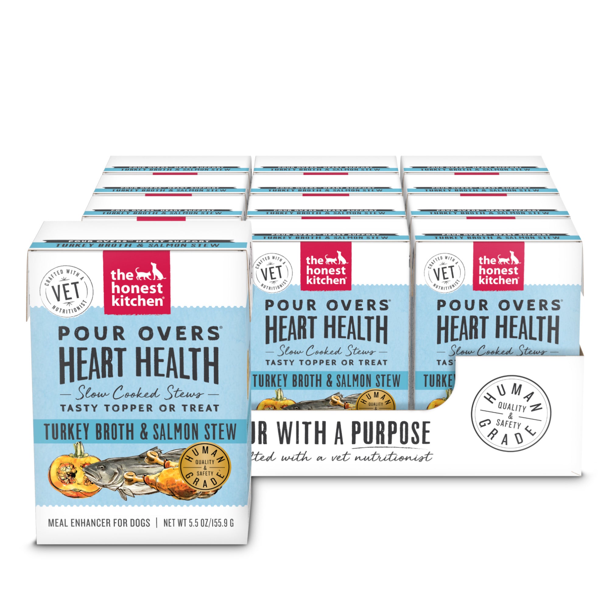 Functional Pour Overs: Heart Health - Turkey Broth & Salmon Stew