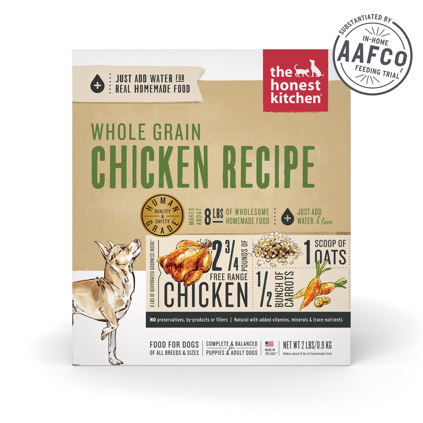 Dehydrated Whole Grain Chicken