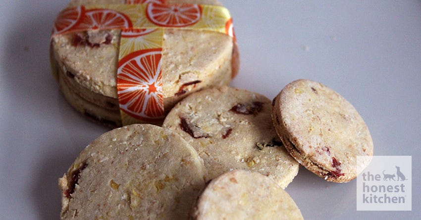 Orange and Cranberry Dog Treats