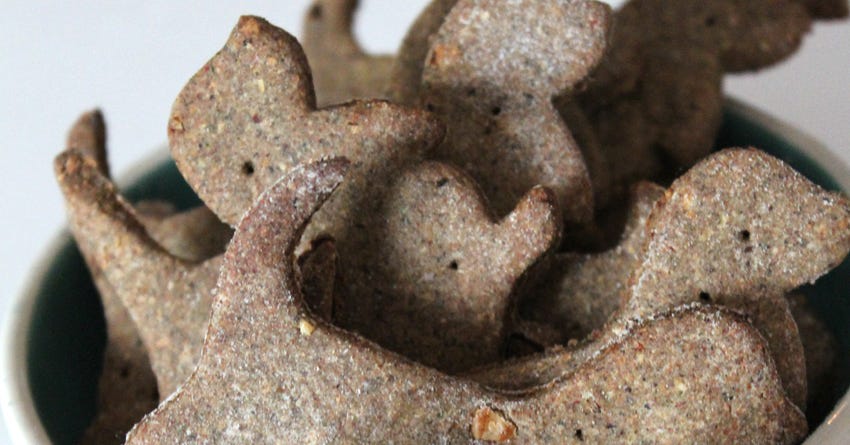 Peanut Butter Buckwheat Dog Treats