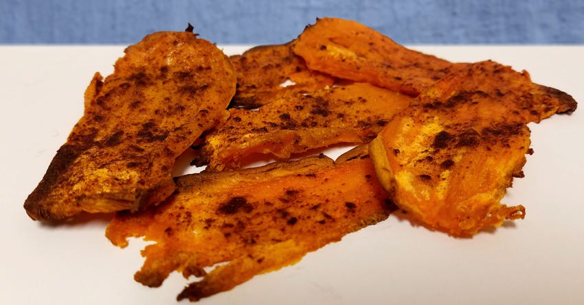 Cinnamon Sweet Potato Jerky