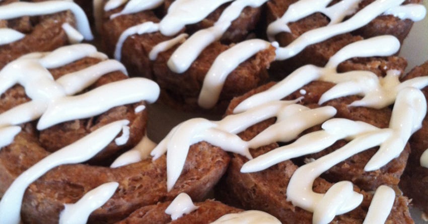 Recipe: Cinnamon Roll for your Dog (and You)!