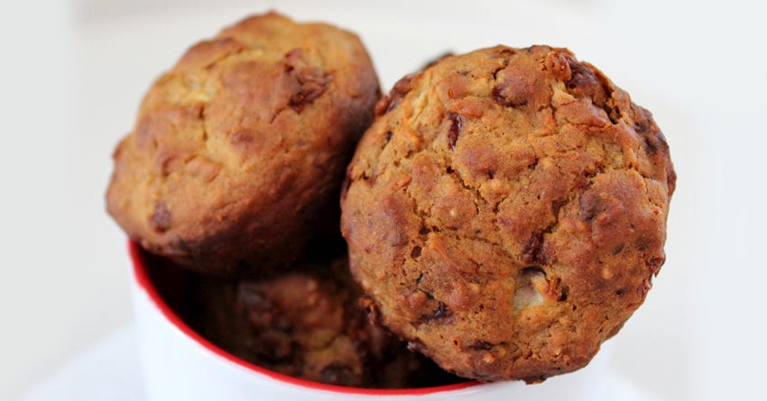 Cheese and Apple Gluten Free Dog Muffins