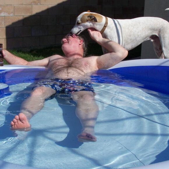 Harvey & my husband Johnnie
