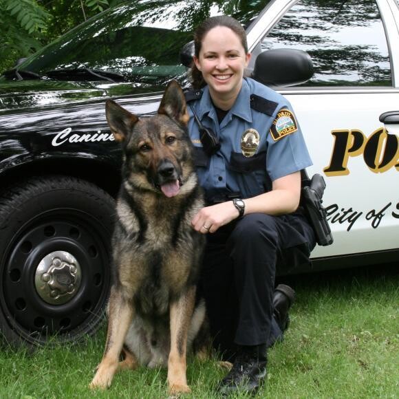 Officer Nicole Rasmussen & K9 Chase