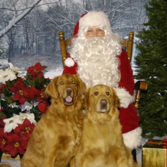 Just a fav pic of mine - Hobbes & Lambert with Santa
