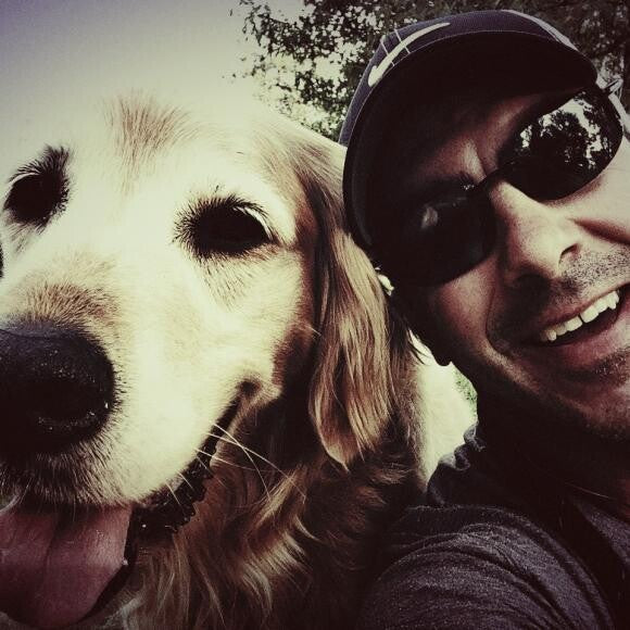 Dray and his dad, after another fabulous day at the park.