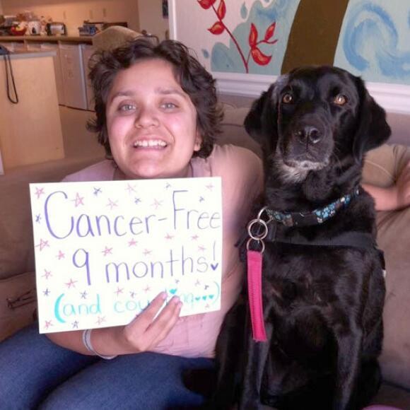 Madison and Odetta celebrate 9 months cancer free (and counting) together!