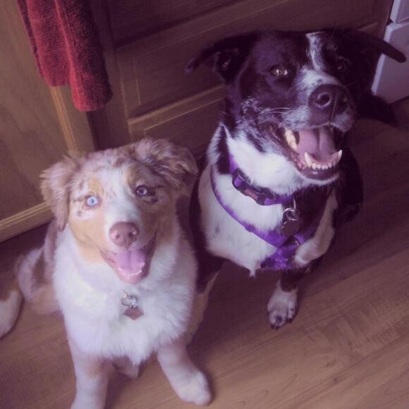 Annie and her big sister Peyton!